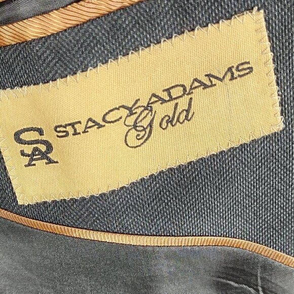 Stacy Adams Black Jacket Size 48R - Picture 11 of 12